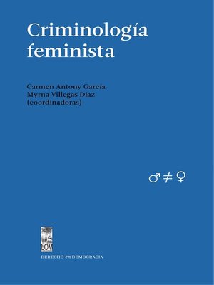 cover image of Criminología feminista